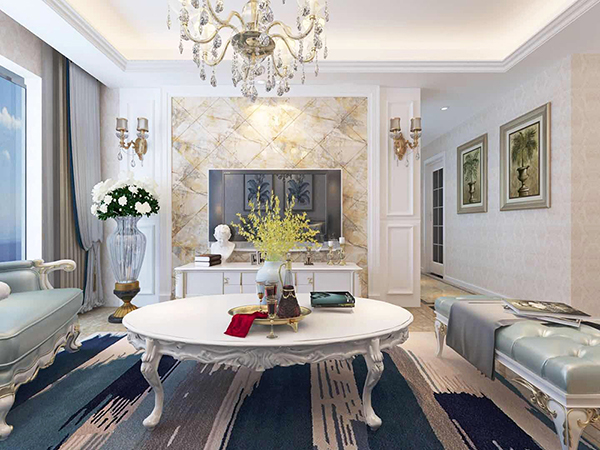 匯東星城102m&sup2;歐式風(fēng)格案例