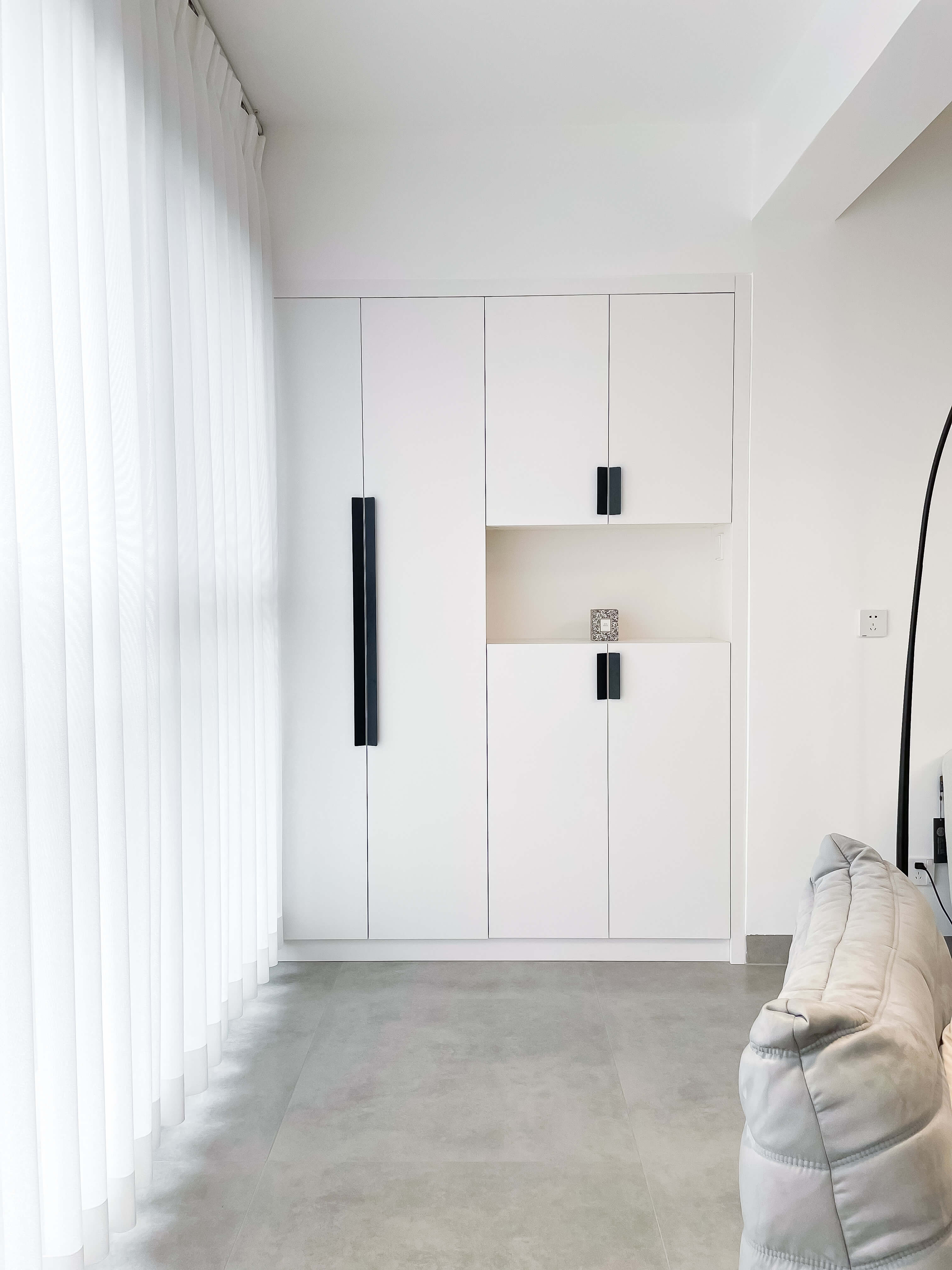 南寧新房裝修-現(xiàn)代奶油風(fēng)-陽臺(tái)