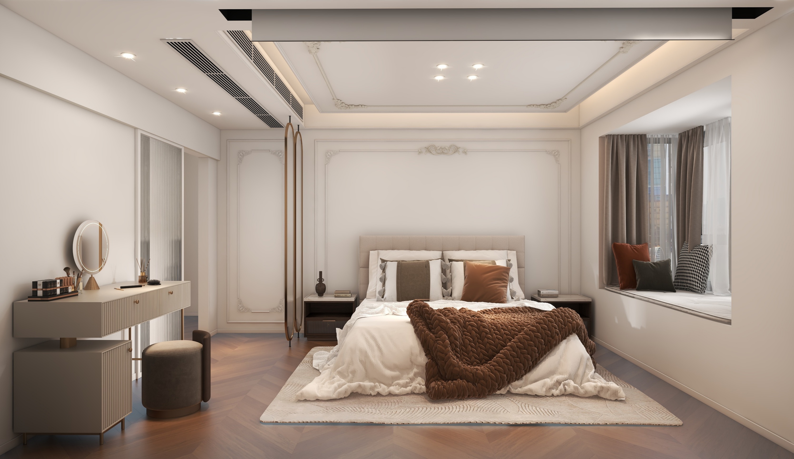 南寧新房裝修-法式奶油風(fēng)-臥室 南寧新房裝修-法式奶油風(fēng)-臥室